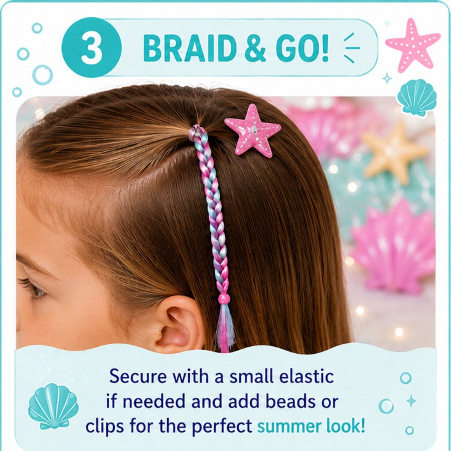 1-minute neon braids Signature Set of 8