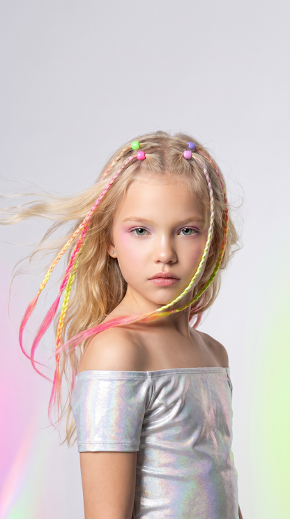 1-minute neon braids Signature Set of 8