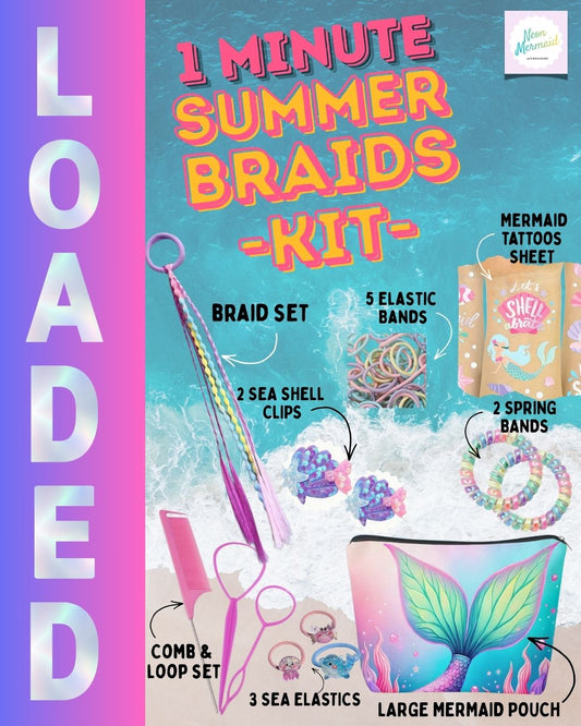 Premium Set - Neon Mermaid Loaded Braid Set