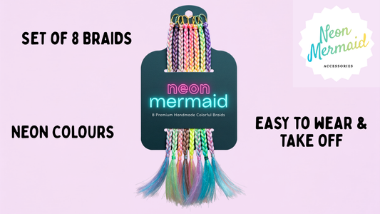 1-minute neon braids Signature Set of 8